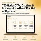 Ultimate Viral Hook Vault — 500+ TikTok & Instagram Reels Hooks