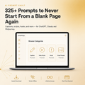 AI Prompt Vault — 325+ ChatGPT, Claude & Midjourney Prompts for Content Creators