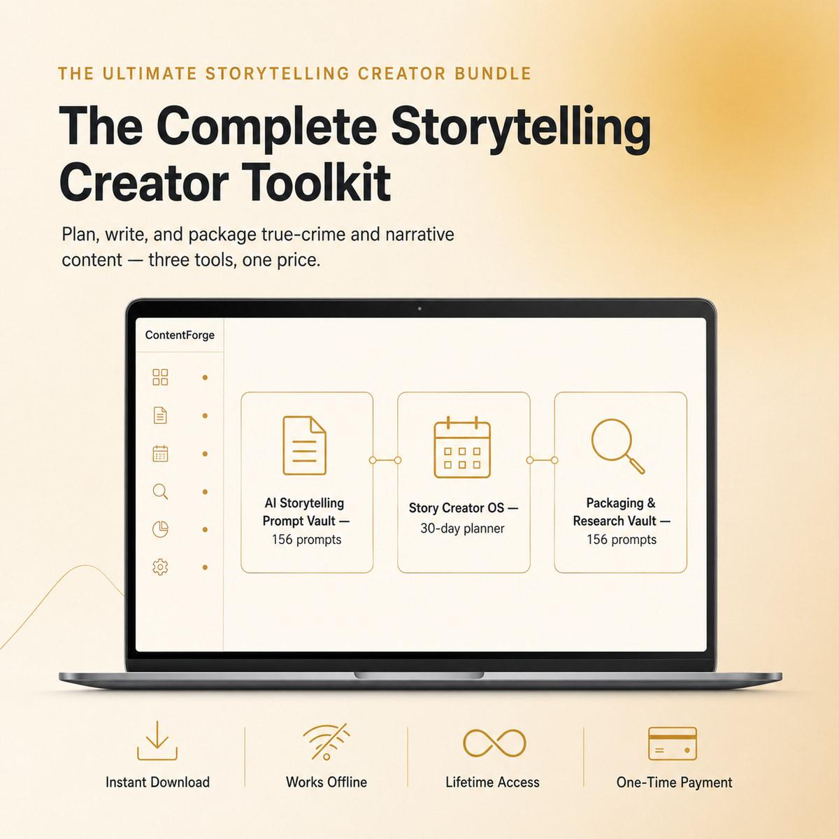 The Ultimate Storytelling Creator Bundle — 3 Story Tools in One (300+ Prompts)