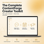 The Ultimate ContentForge Bundle — 3 Creator Tools in One Bundle