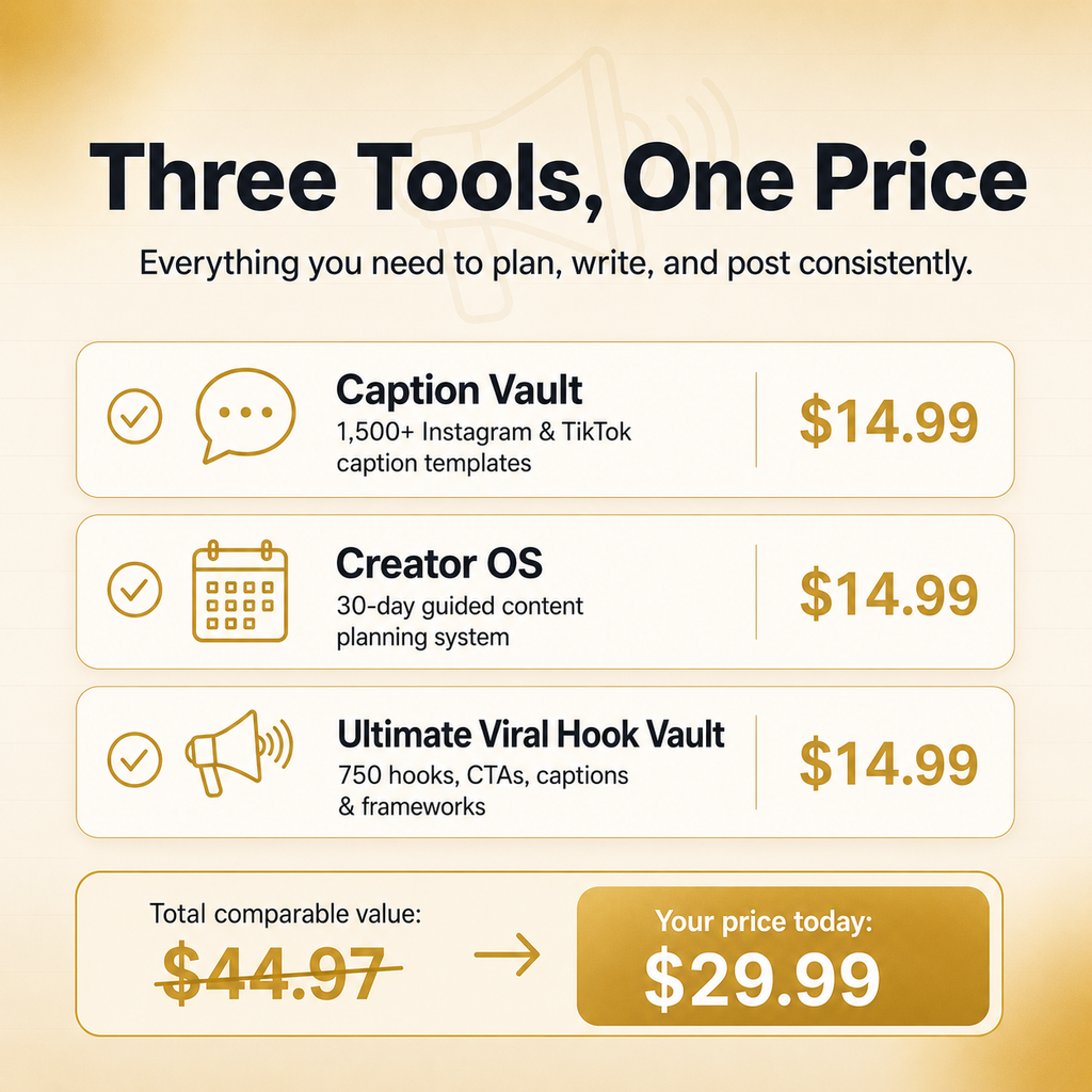 The Ultimate ContentForge Bundle — 3 Creator Tools in One Bundle