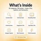 Ultimate Viral Hook Vault — 500+ TikTok & Instagram Reels Hooks
