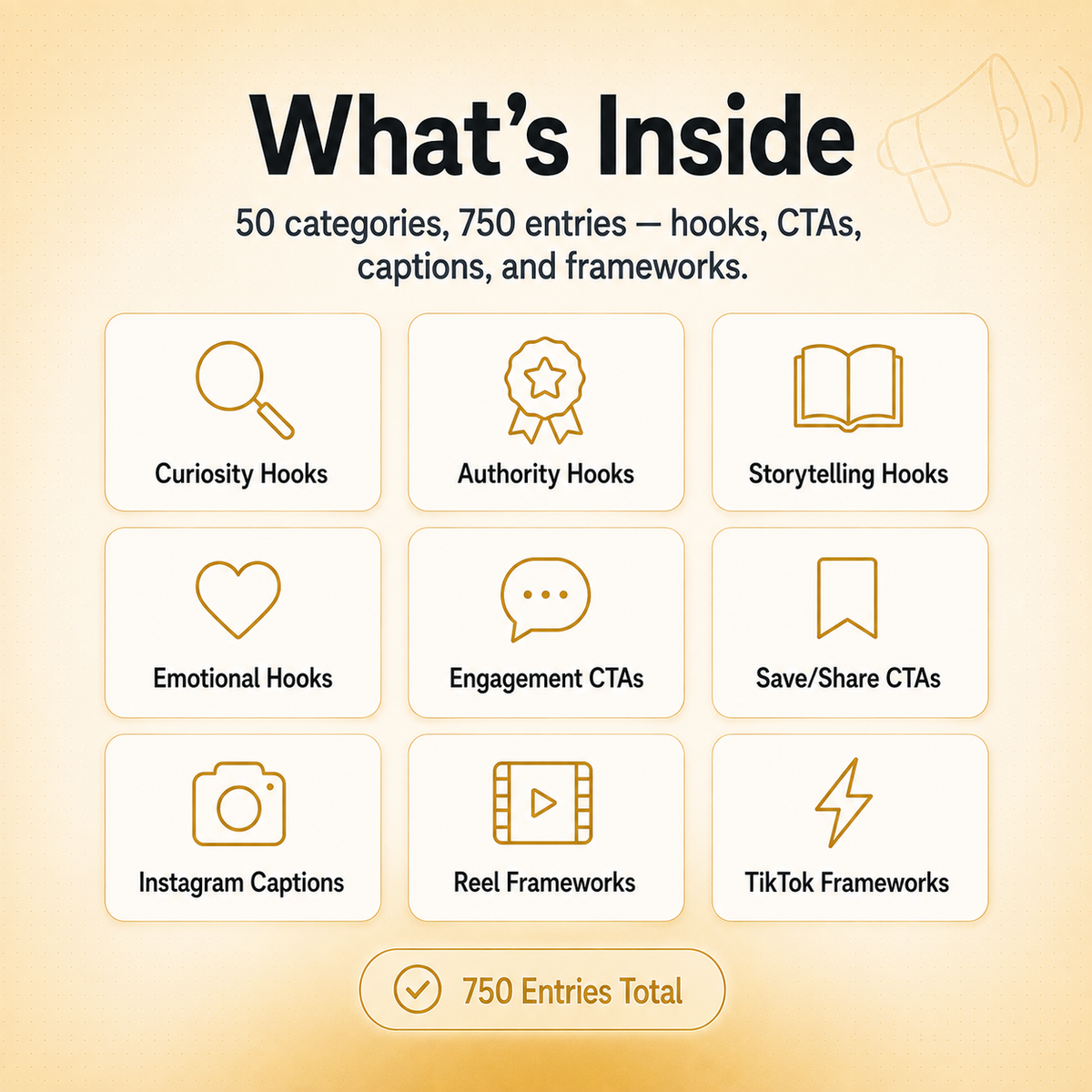 Ultimate Viral Hook Vault — 500+ TikTok & Instagram Reels Hooks