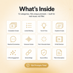 AI Faceless Content Prompt Vault — 156 Prompts for Compilations, Listicles & Fact Videos