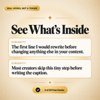 Free Creator Hook Pack — 20 Viral Hooks, Caption Starters & CTA Ideas