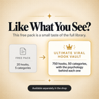 Free Creator Hook Pack — 20 Viral Hooks, Caption Starters & CTA Ideas