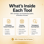 The Ultimate Faceless Creator Bundle — 3 Faceless Tools in One (300+ Prompts)