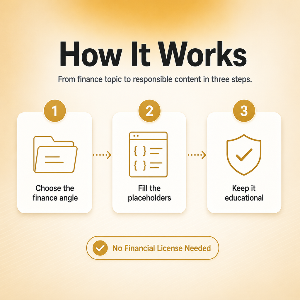 AI Finance Prompt Vault — 144 Prompts for Finance Creators (Education, Not Advice)