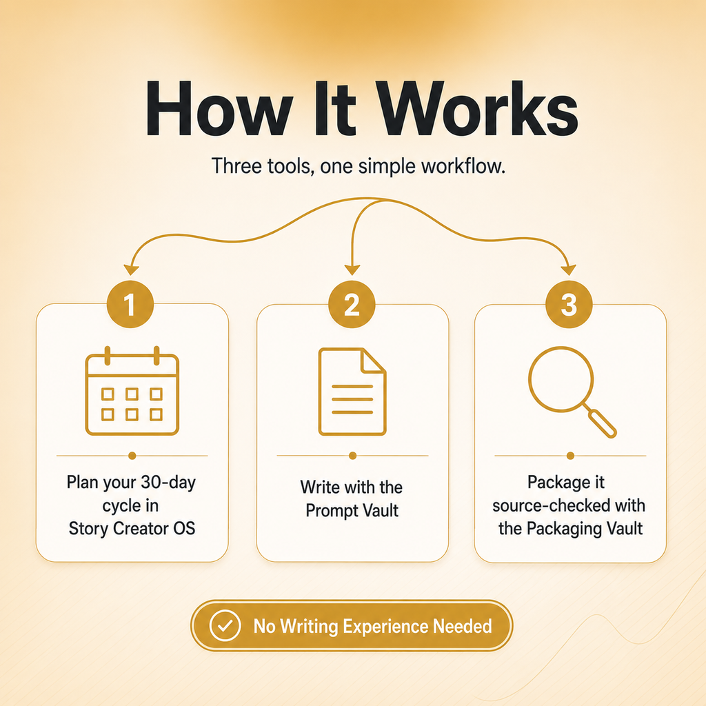 The Ultimate Storytelling Creator Bundle — 3 Story Tools in One (300+ Prompts)