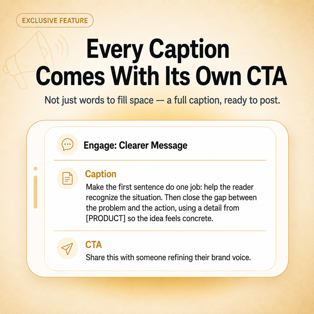 Caption Vault — 1500+ Instagram & TikTok Caption Templates for Creators