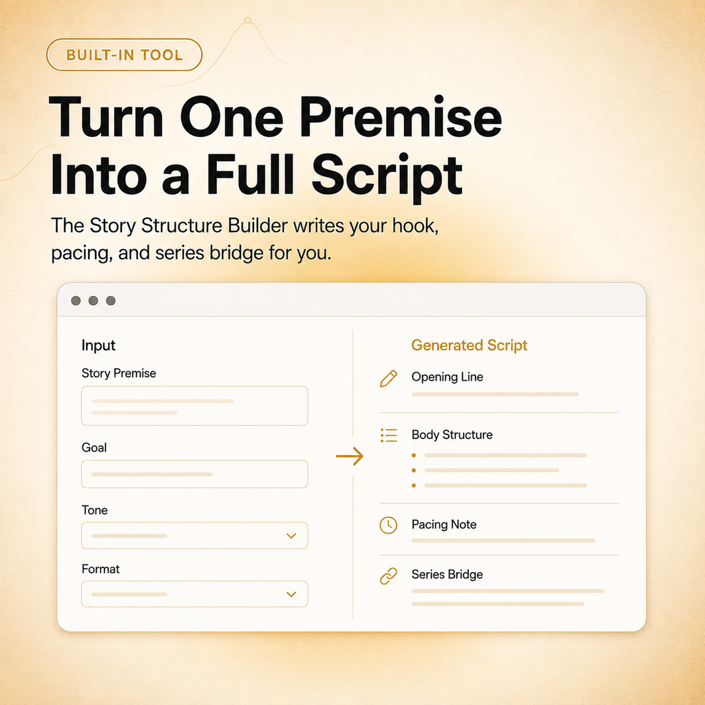 Story Creator OS — 30-Day Planning System for Faceless Storytelling Creators