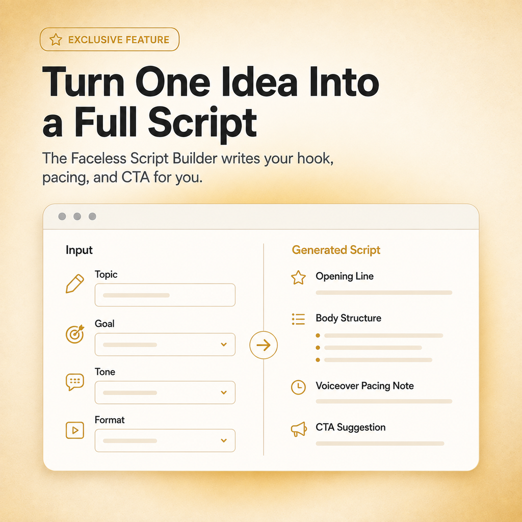 Faceless Creator OS — 30-Day Planning System for Faceless Content Creators