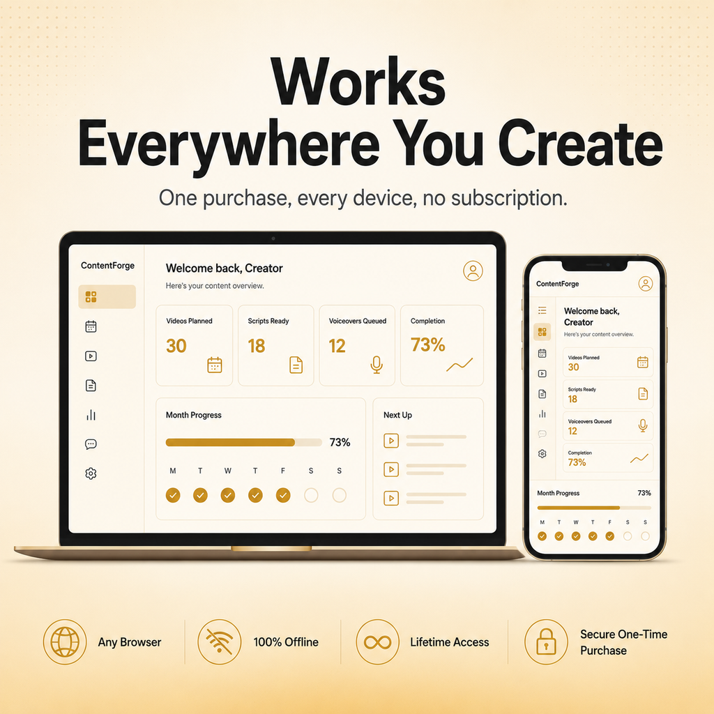 Faceless Creator OS — 30-Day Planning System for Faceless Content Creators