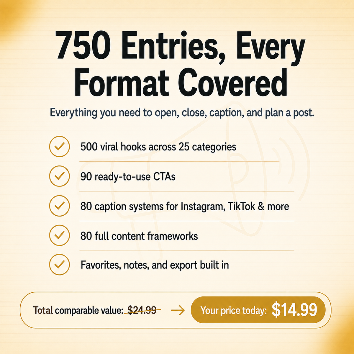 Ultimate Viral Hook Vault — 500+ TikTok & Instagram Reels Hooks