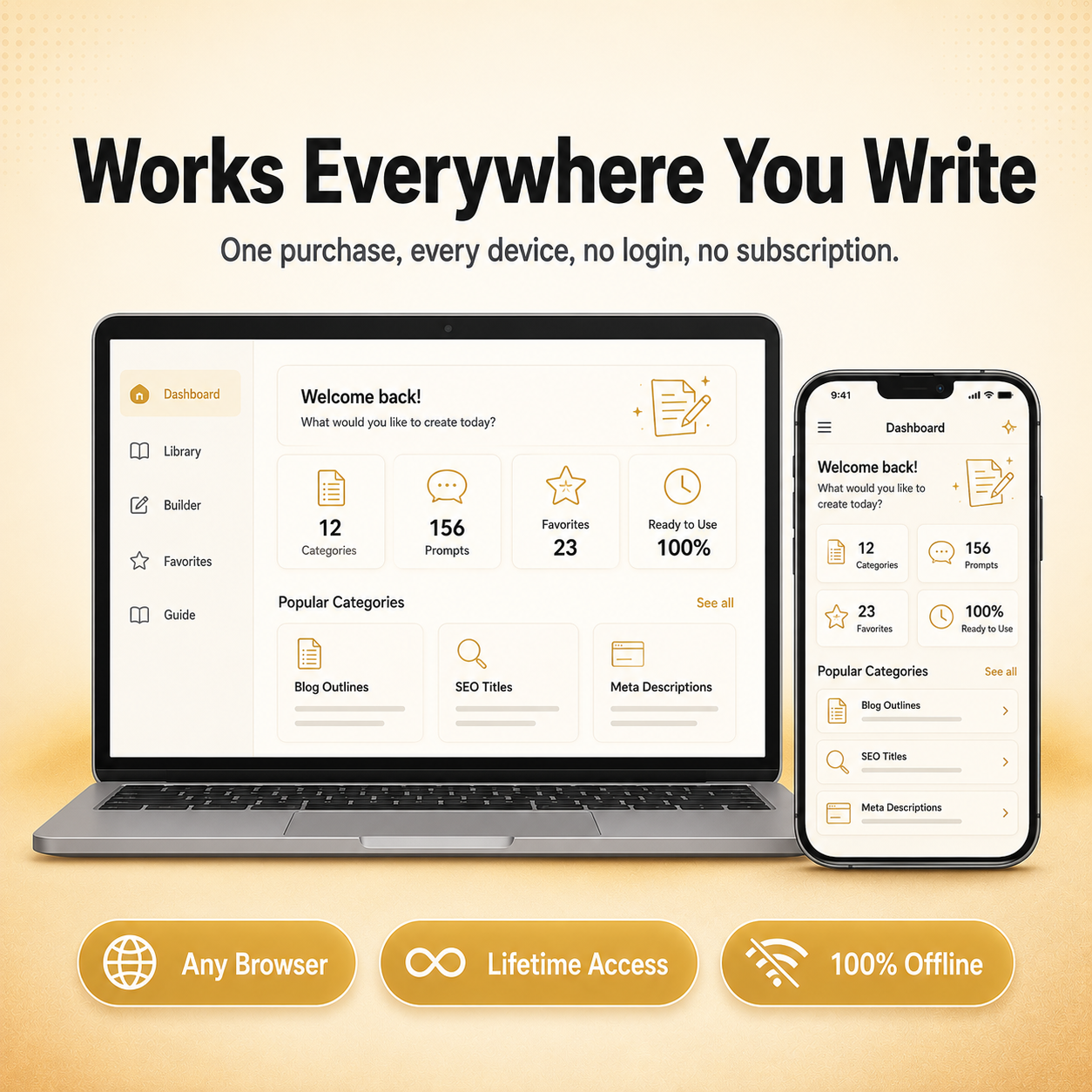 AI SEO & Blog Content Prompt Pack — 156 Prompts for Blog Posts, Titles, Meta Descriptions & More