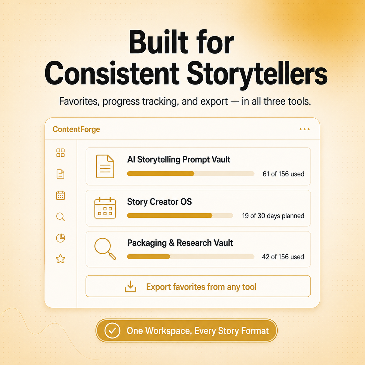 The Ultimate Storytelling Creator Bundle — 3 Story Tools in One (300+ Prompts)