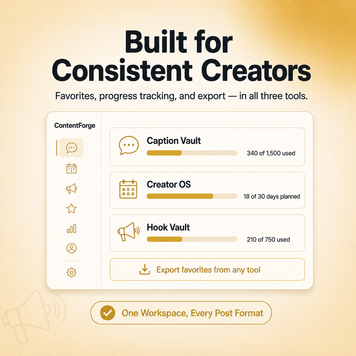 The Ultimate ContentForge Bundle — 3 Creator Tools in One Bundle