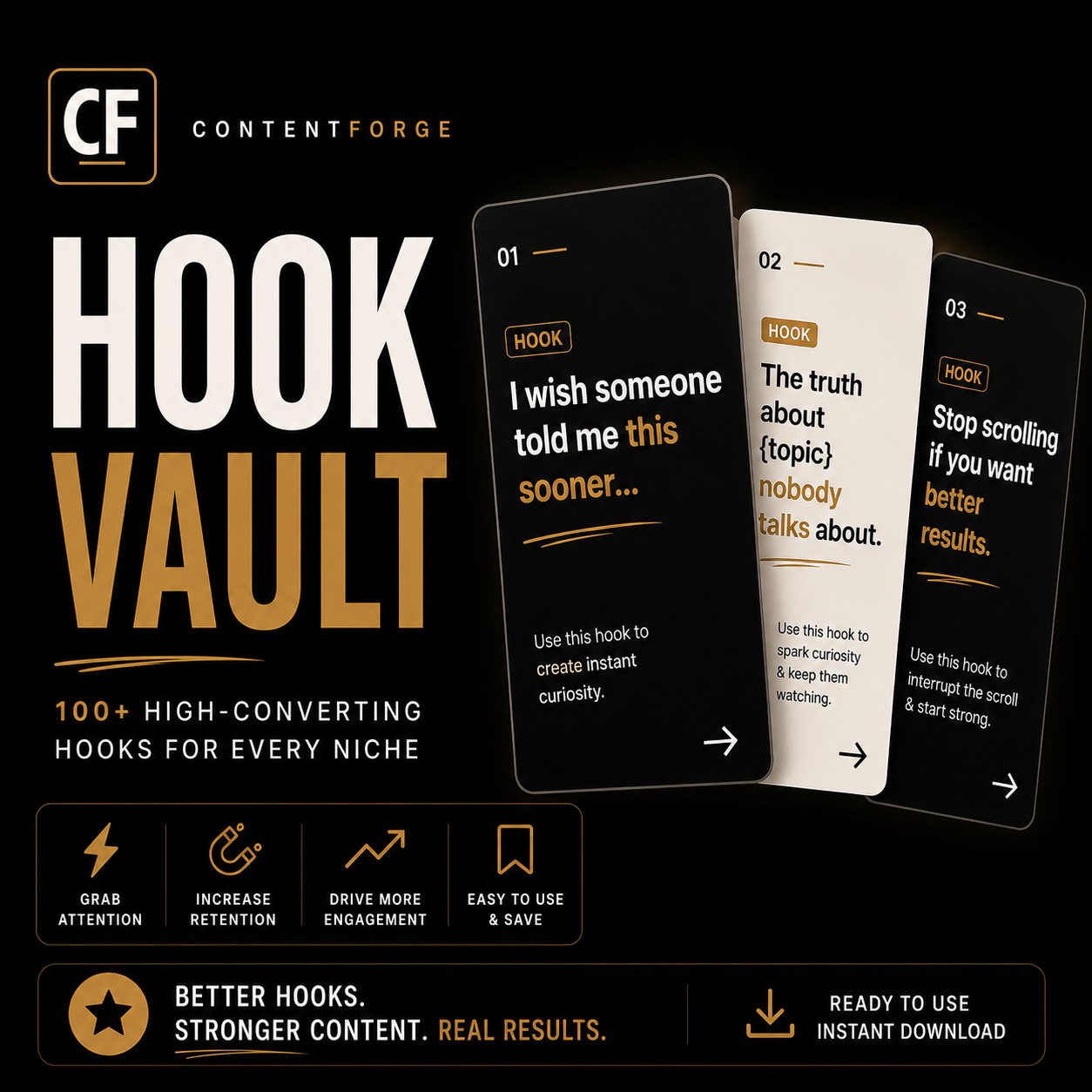 Ultimate Viral Hook Vault — 500+ TikTok & Instagram Reels Hooks